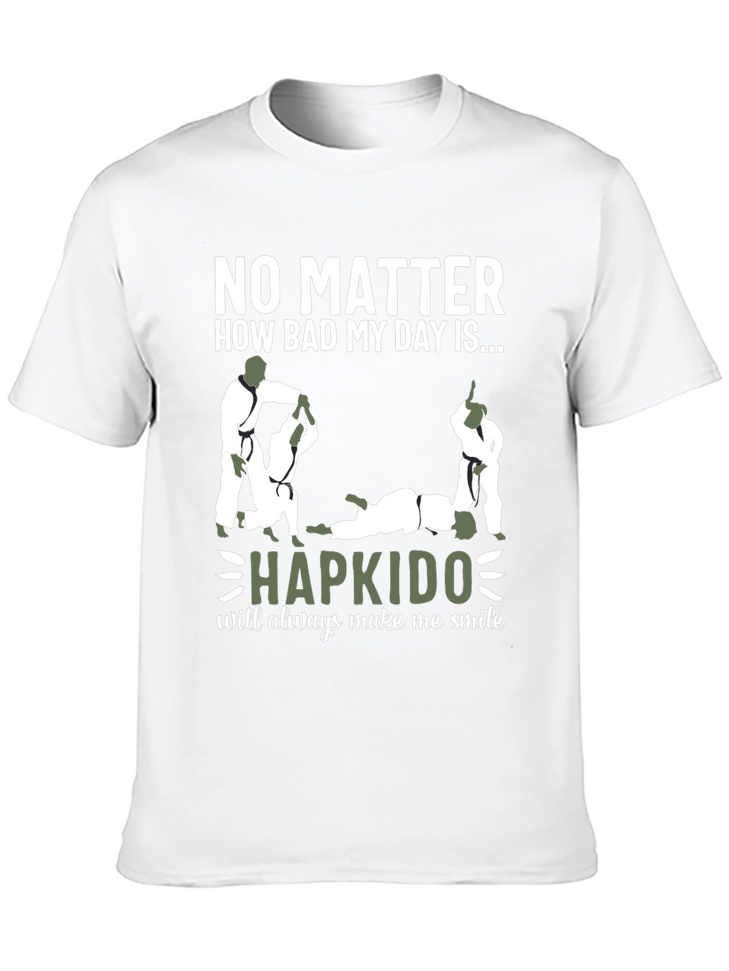 Hapkido T-Shirt: Makes Me Smile Design