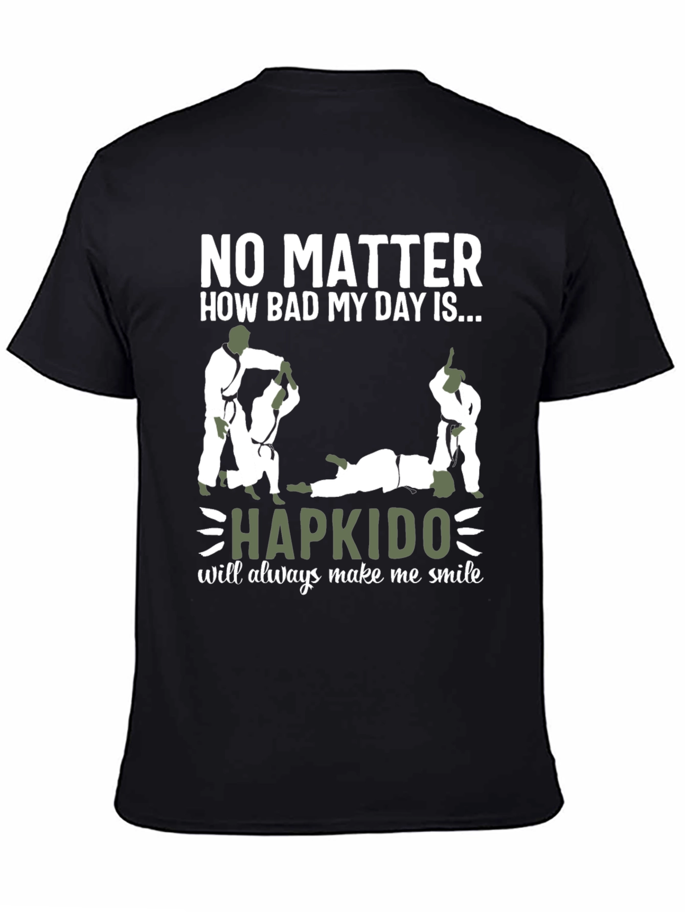 Hapkido T-Shirt: Makes Me Smile Design