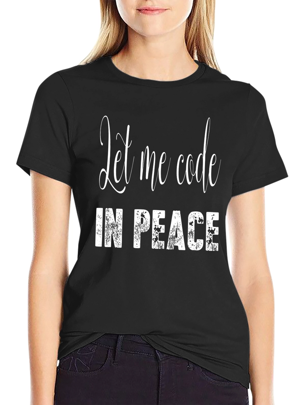 Let Me Code in Peace - Programmer T-Shirt