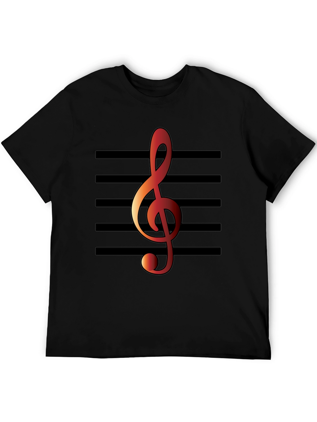 Musical Treble Clef Graphic Tee