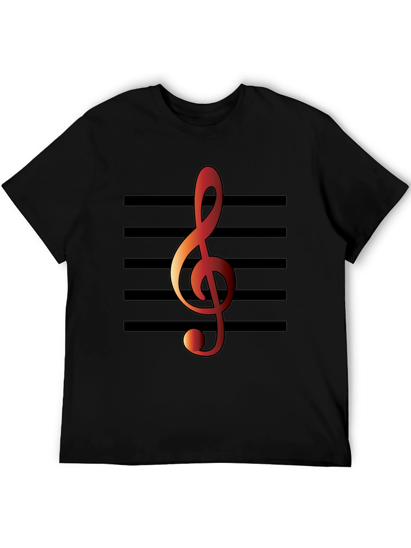 Musical Treble Clef Graphic Tee