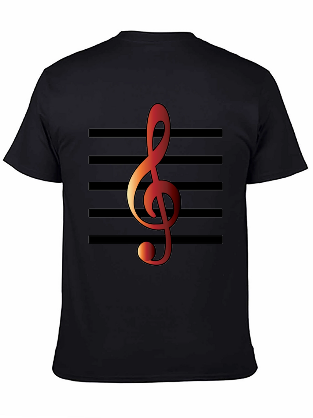 Musical Treble Clef Graphic Tee