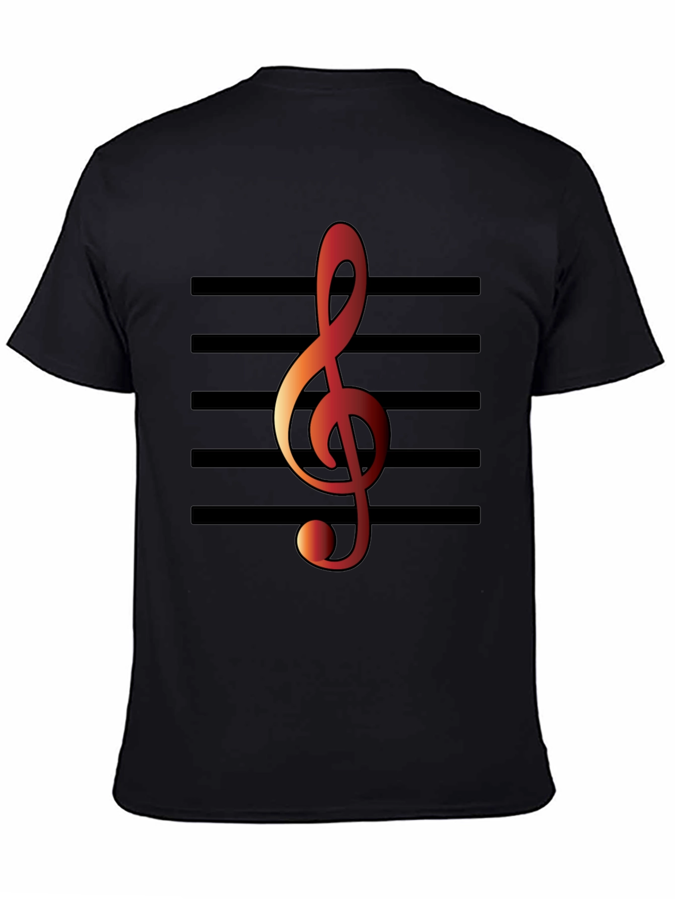 Musical Treble Clef Graphic Tee