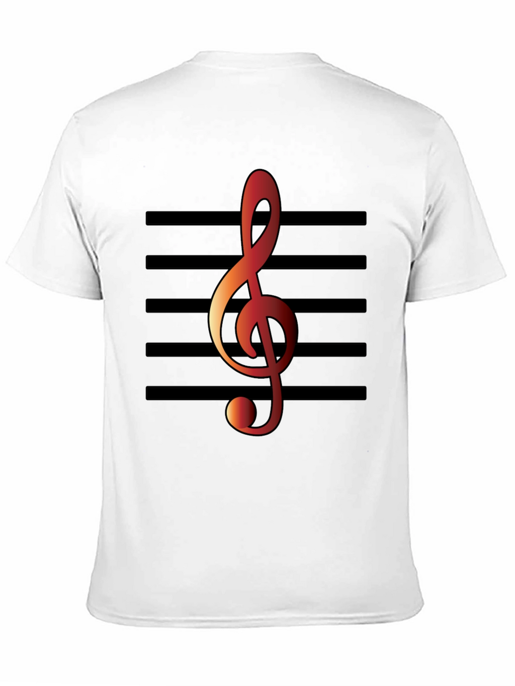Musical Treble Clef Graphic Tee