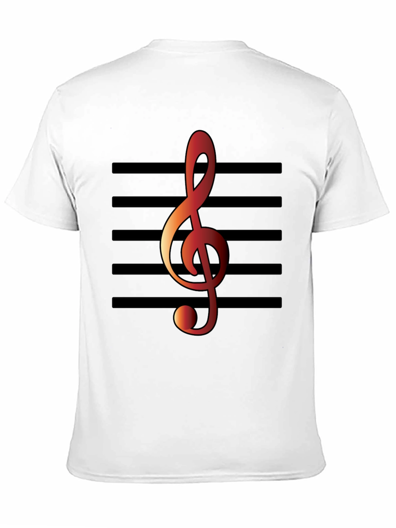 Musical Treble Clef Graphic Tee