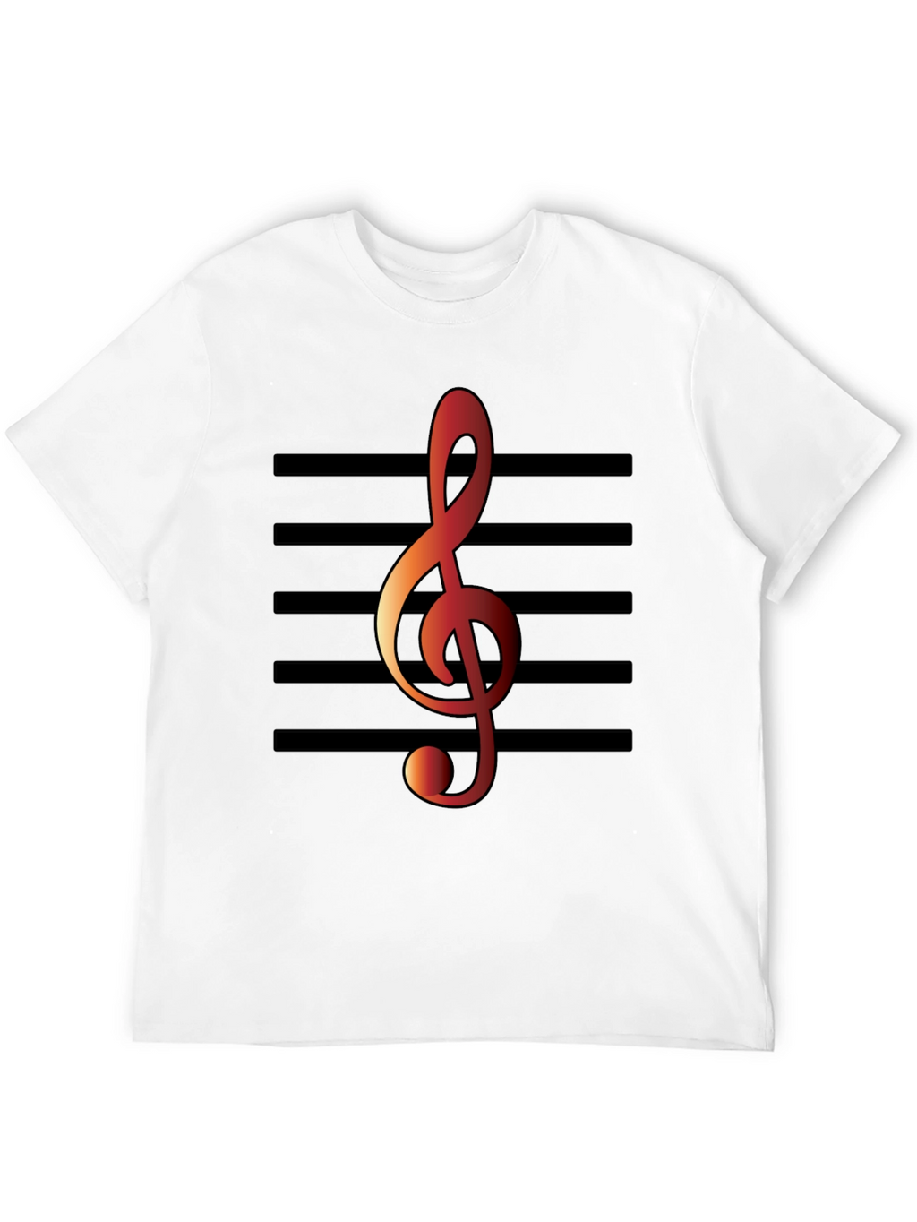Musical Treble Clef Graphic Tee