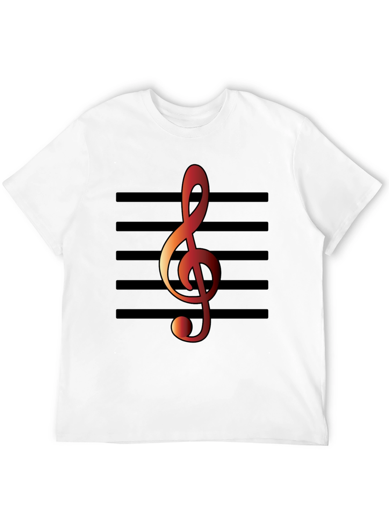 Musical Treble Clef Graphic Tee
