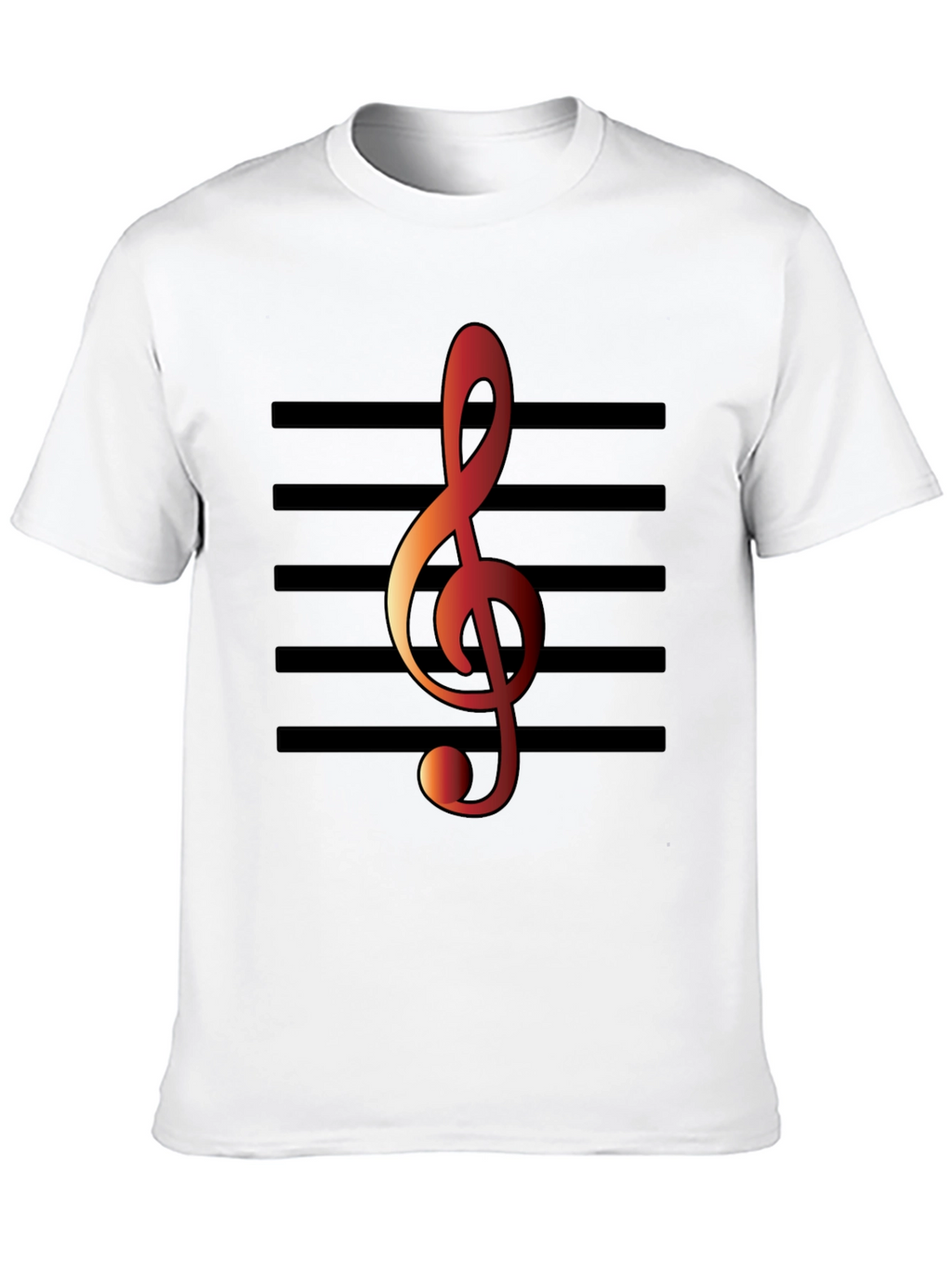 Musical Treble Clef Graphic Tee