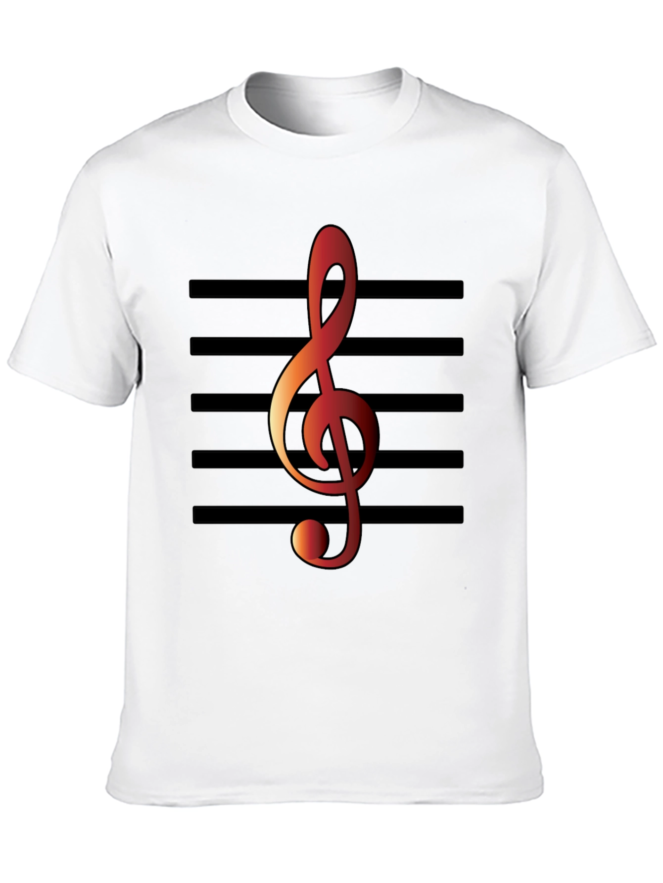 Musical Treble Clef Graphic Tee