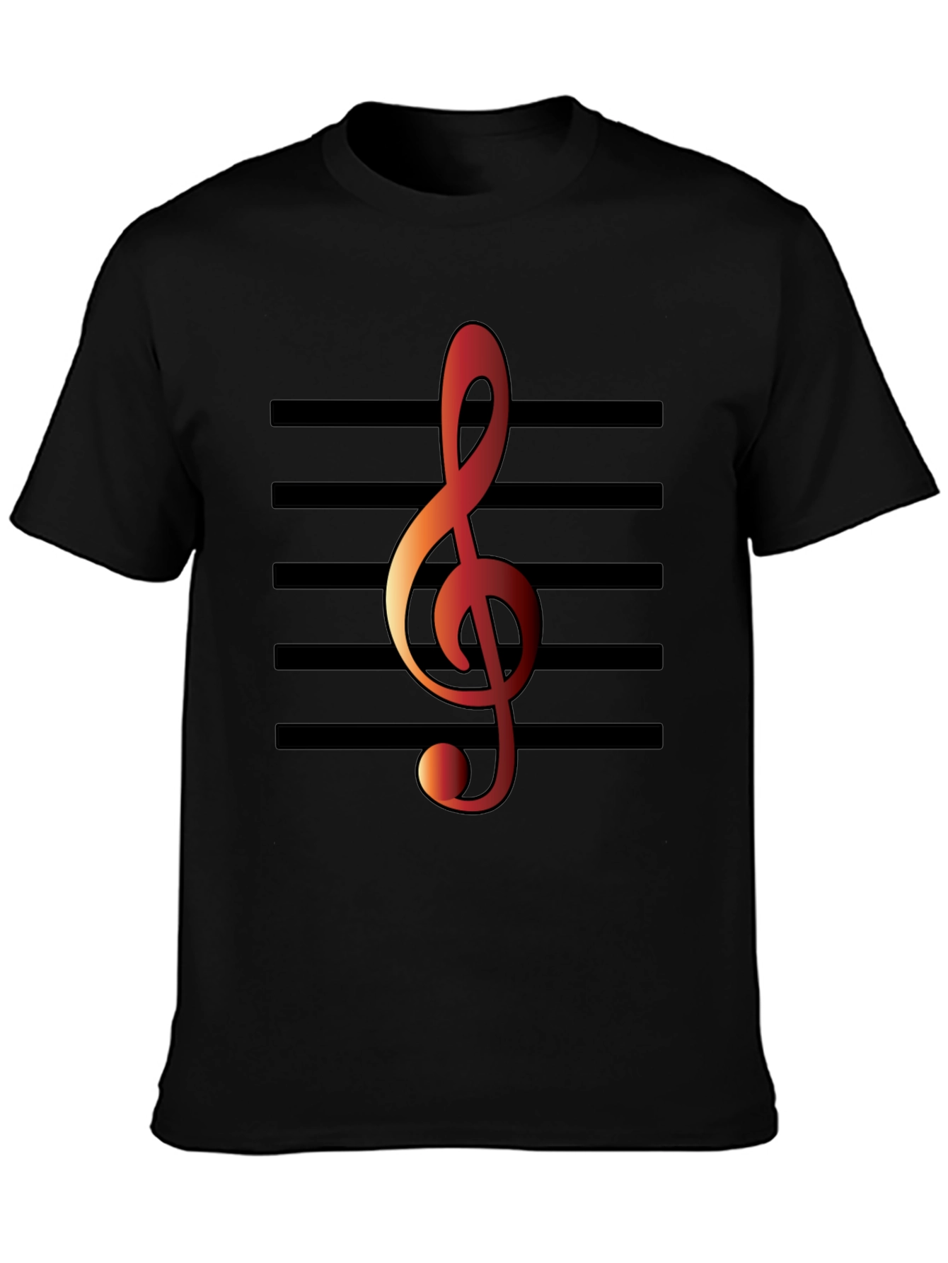 Musical Treble Clef Graphic Tee