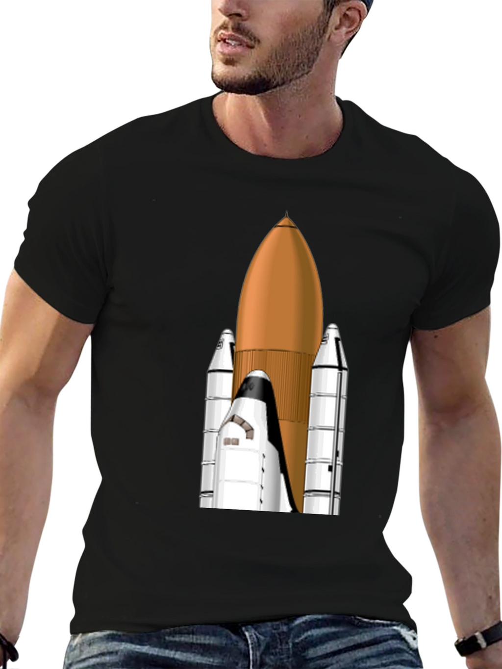 Space Shuttle Graphic Tee - Blast Off in Style!