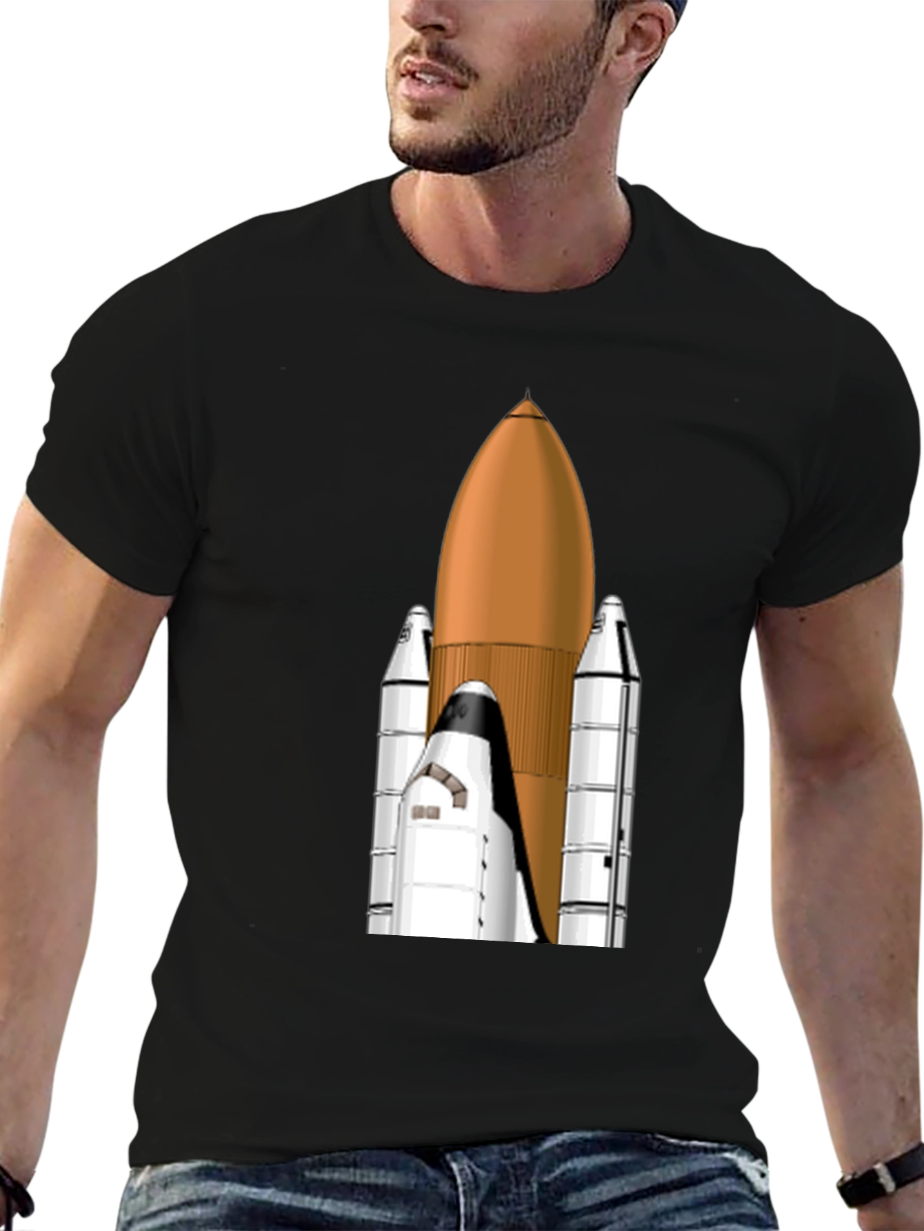 Space Shuttle Graphic Tee - Blast Off in Style!