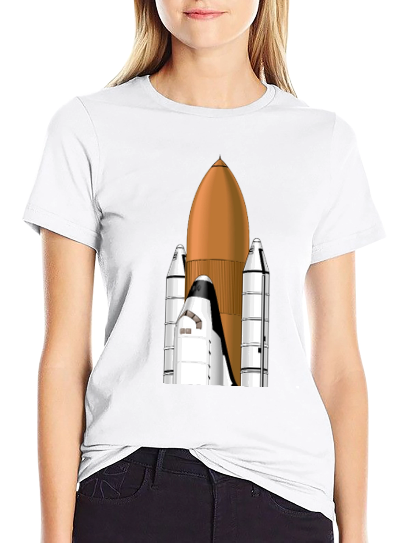 Space Shuttle Graphic Tee - Blast Off in Style!