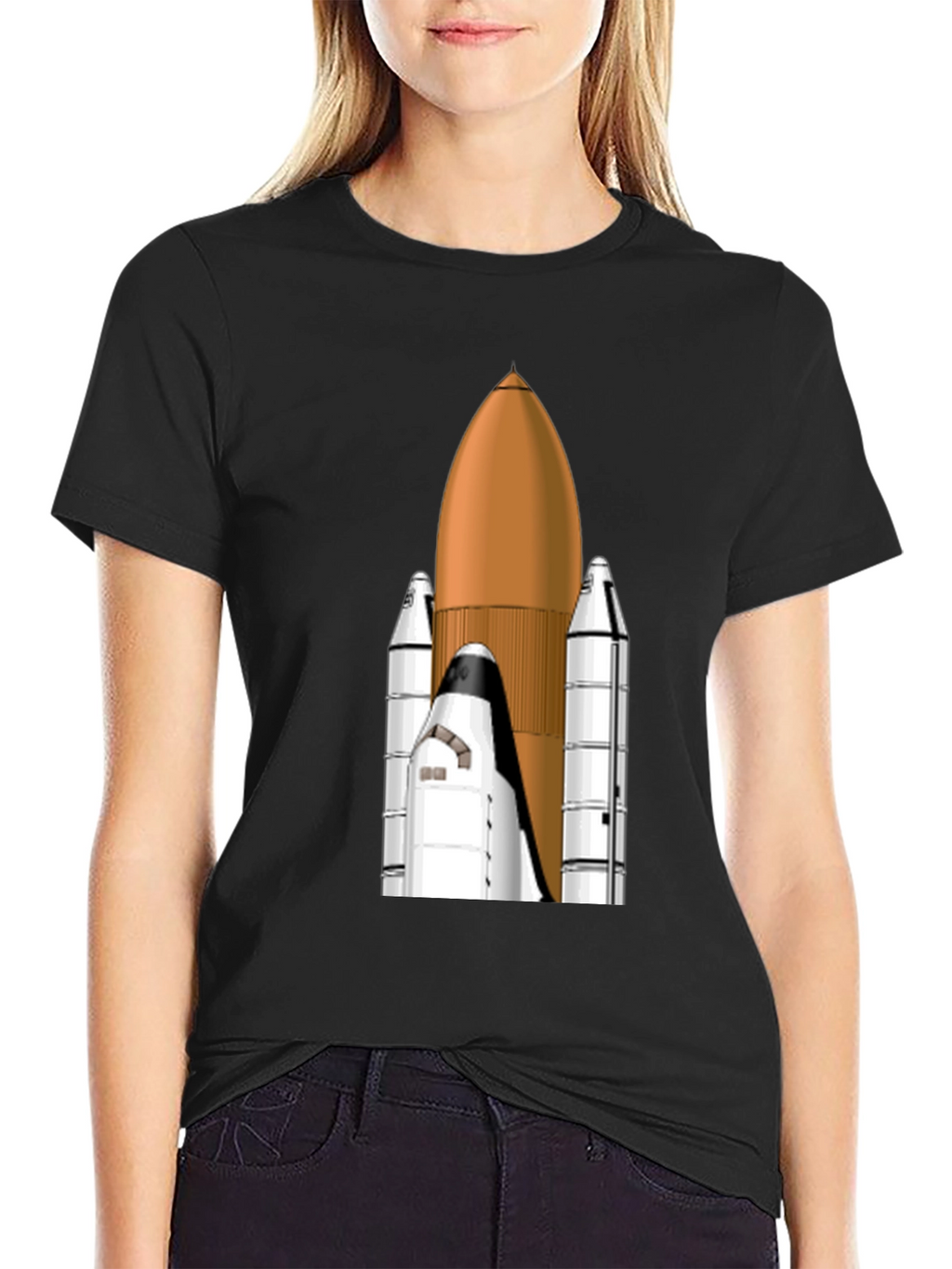 Space Shuttle Graphic Tee - Blast Off in Style!