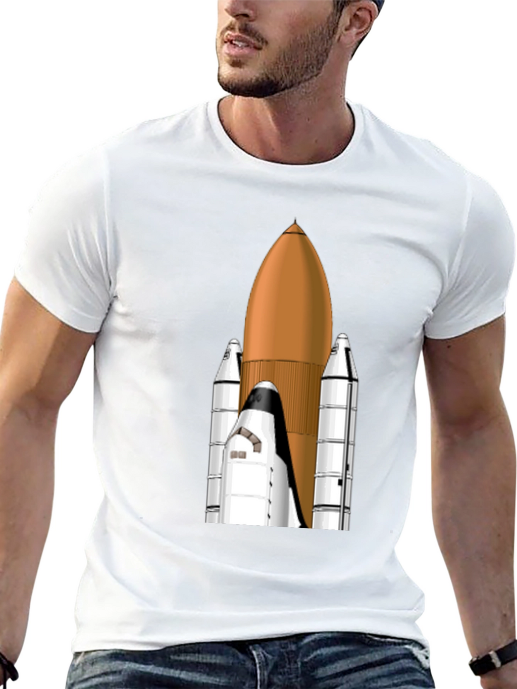 Space Shuttle Graphic Tee - Blast Off in Style!