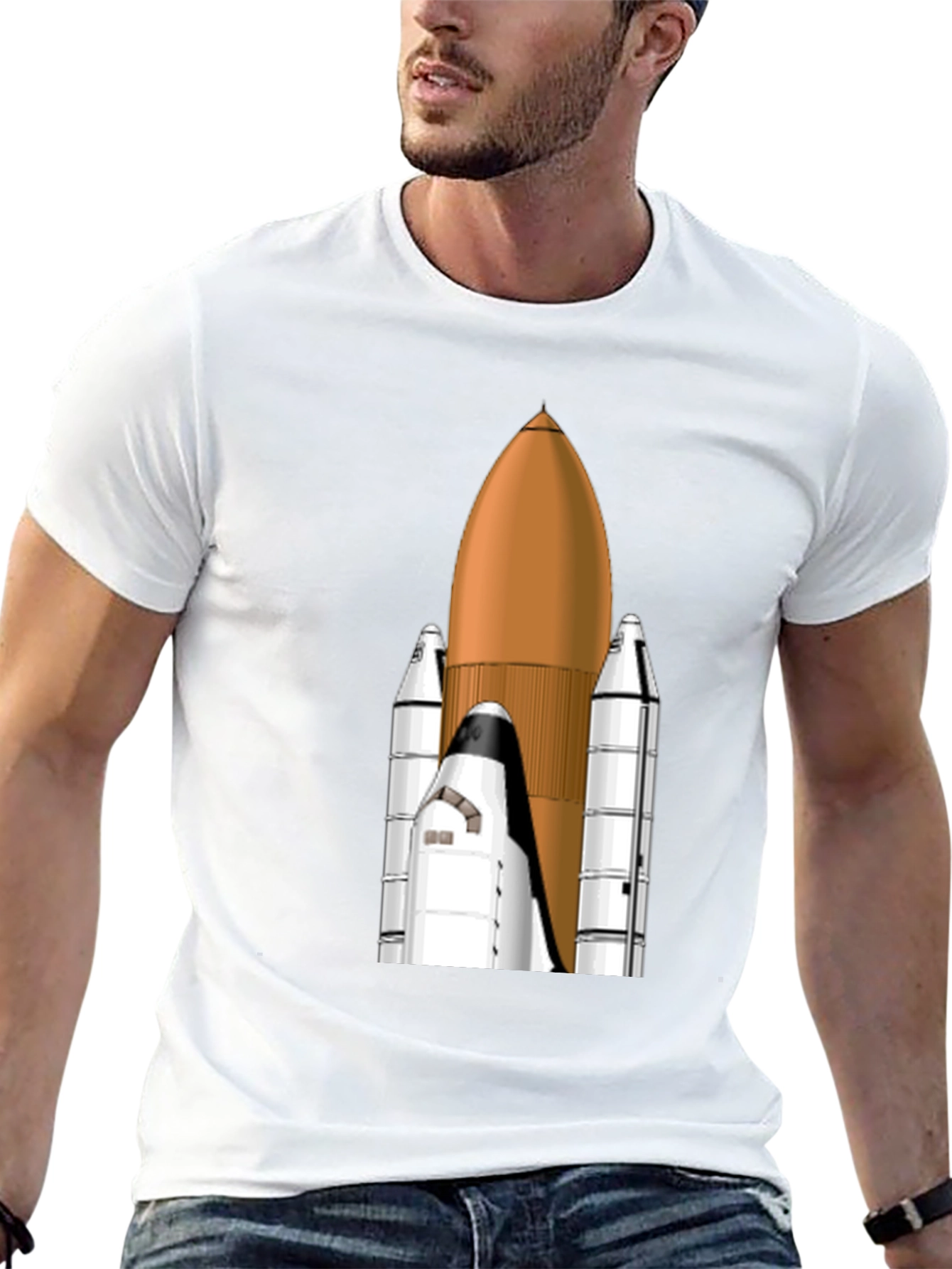 Space Shuttle Graphic Tee - Blast Off in Style!