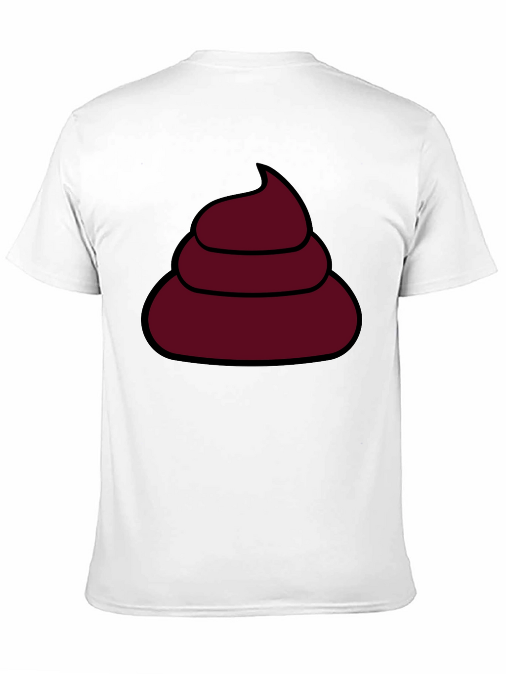 Funny Poop Emoji T-Shirt - Black Cotton Tee
