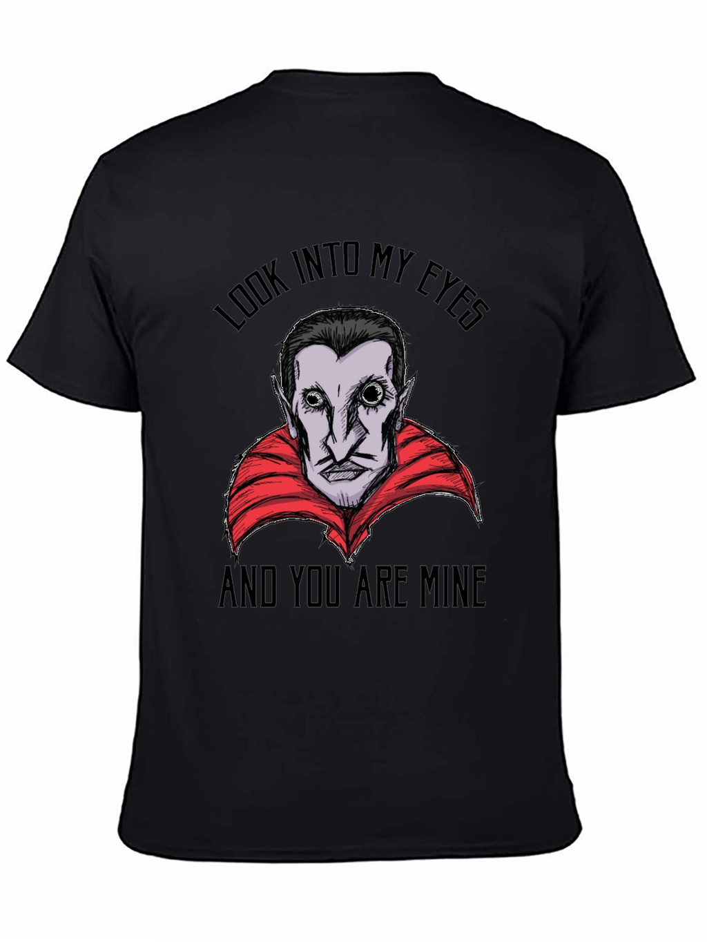 Vampire Graphic T-Shirt - Look Into My Eyes Tee
