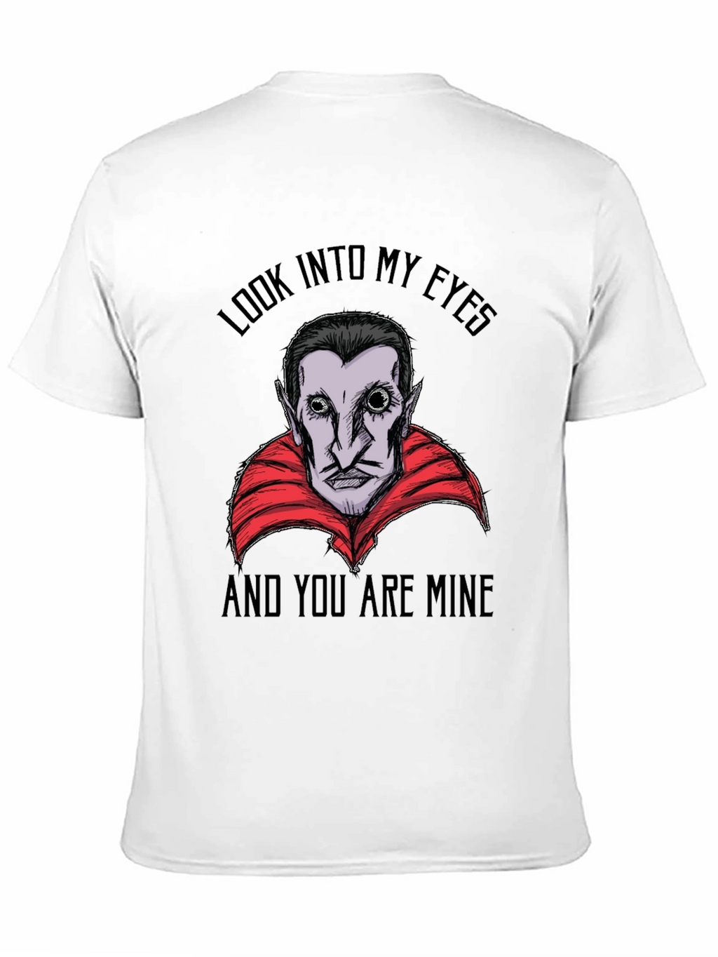 Vampire Graphic T-Shirt - Look Into My Eyes Tee
