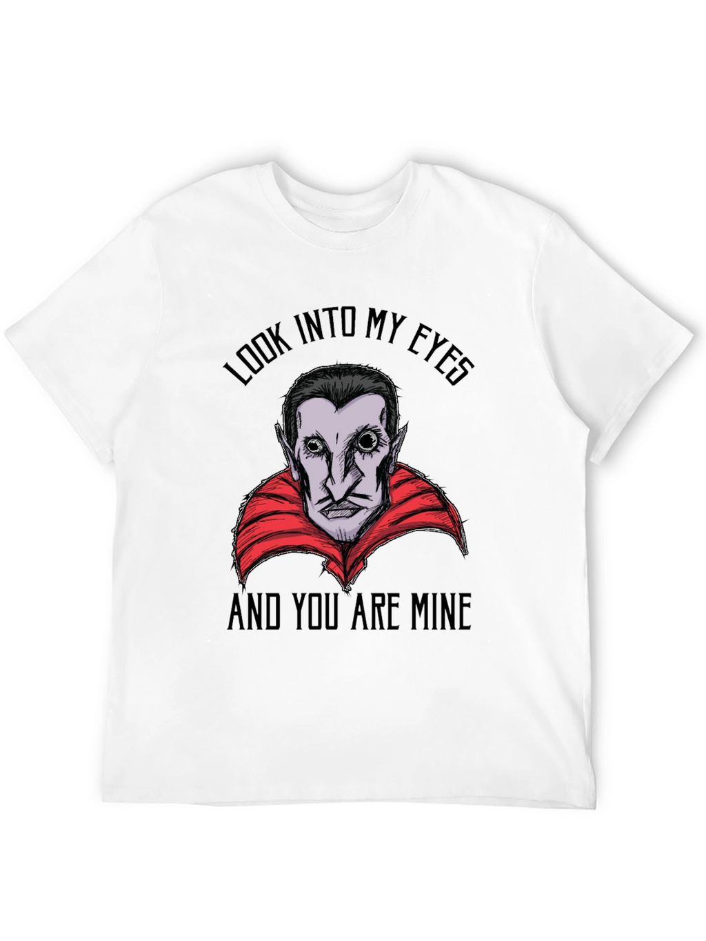 Vampire Graphic T-Shirt - Look Into My Eyes Tee