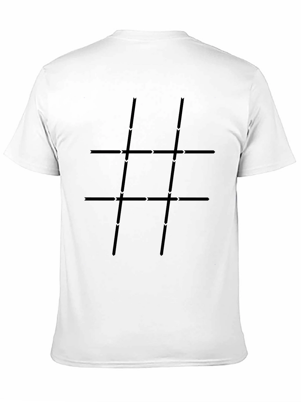 Geometric Grid T-Shirt - Modern Style