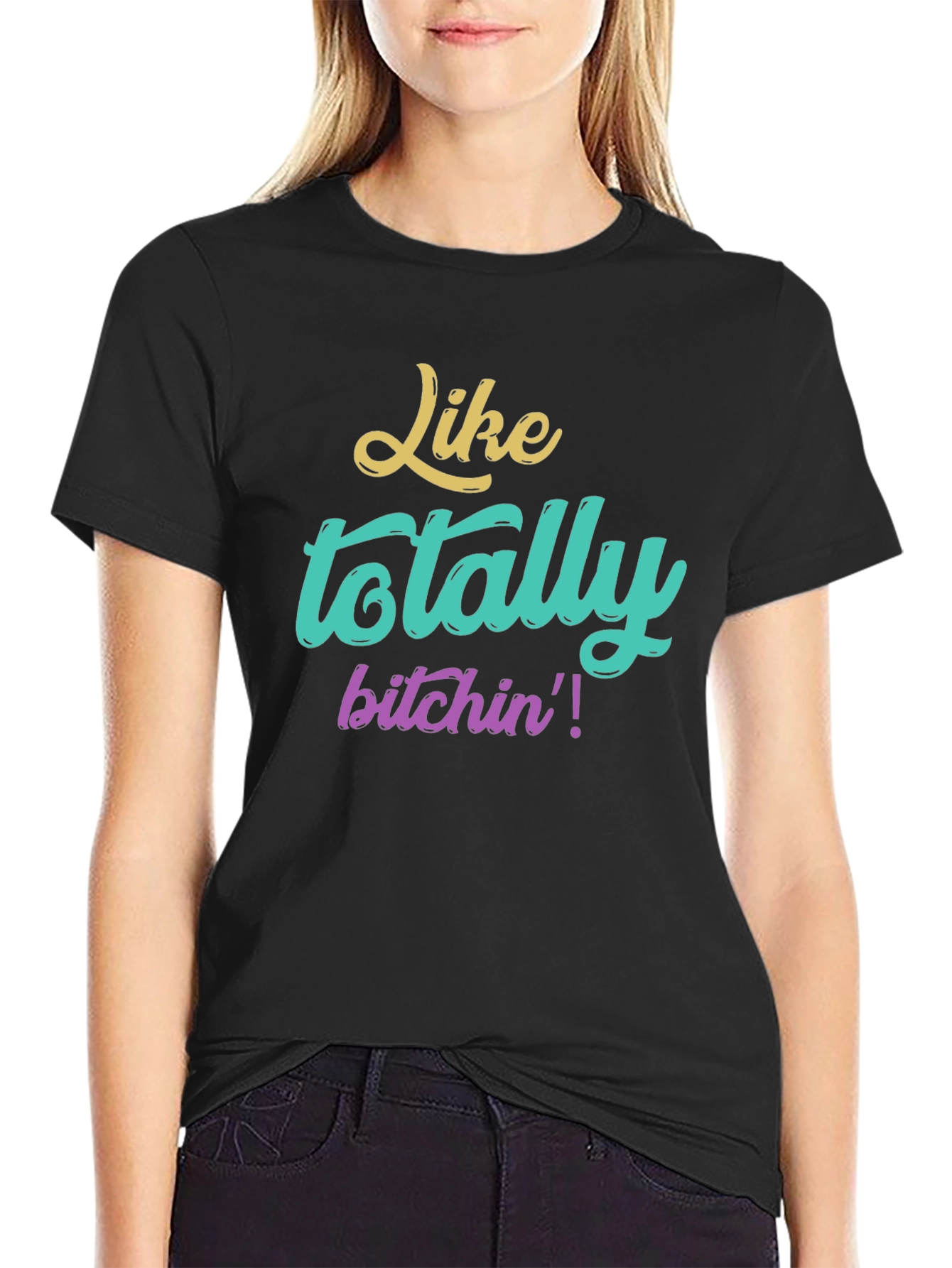 Totally Bitchin Graphic Tee - Vintage Style Shirt