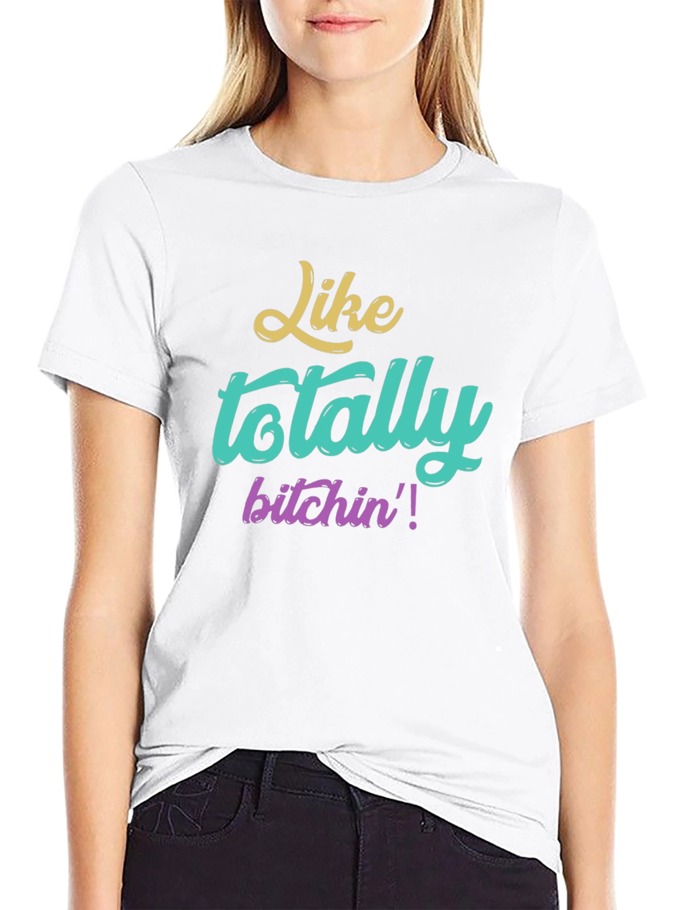 Totally Bitchin Graphic Tee - Vintage Style Shirt