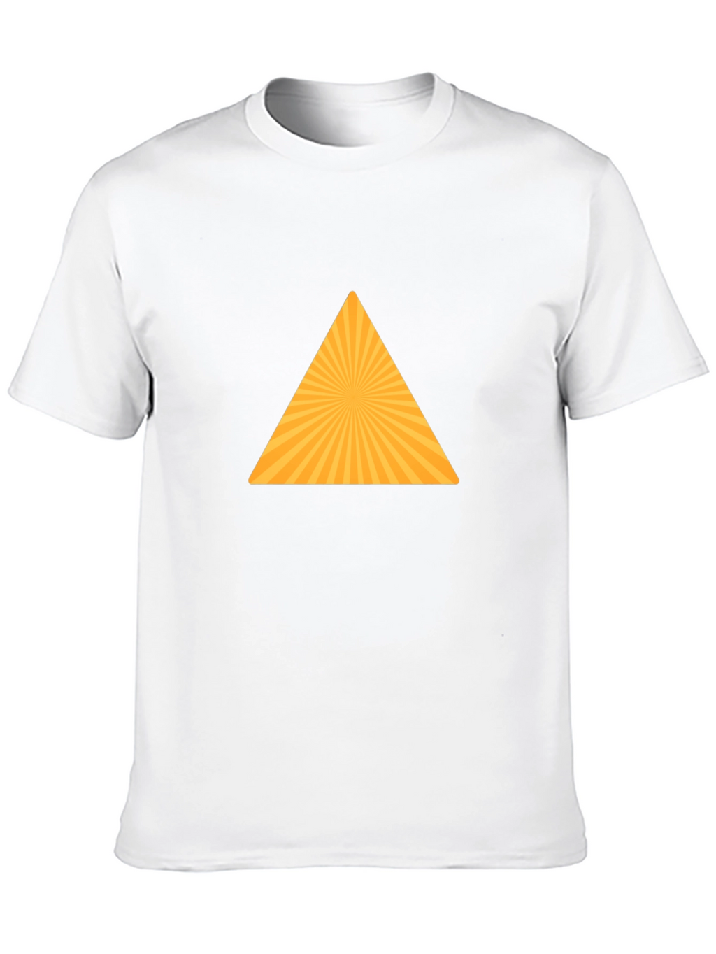 Geometric Triangle Graphic Tee - Modern Style