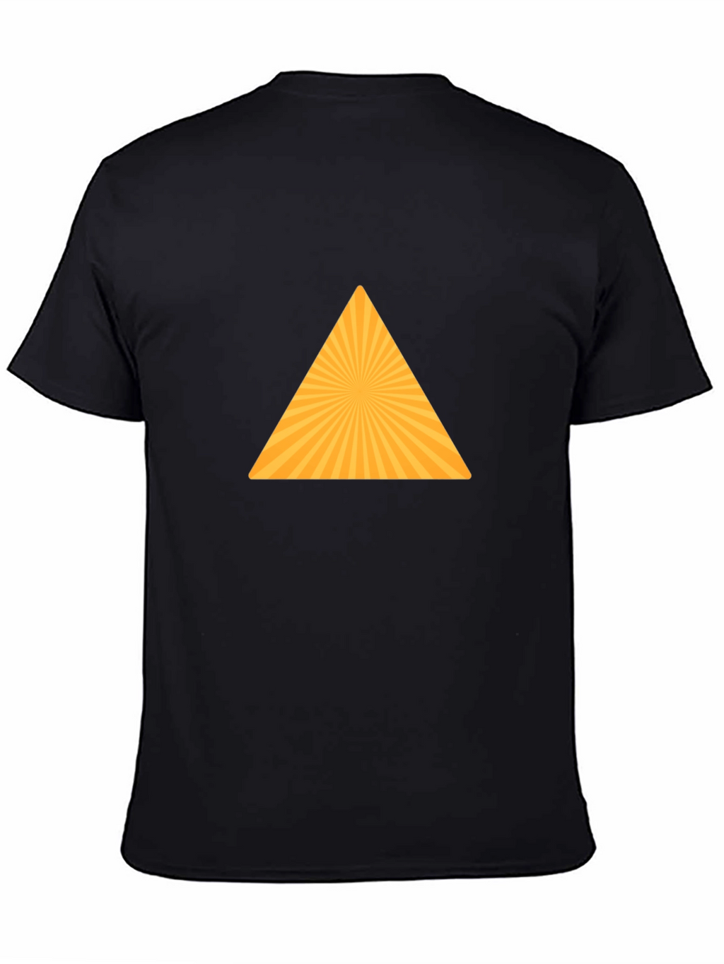 Geometric Triangle Graphic Tee - Modern Style