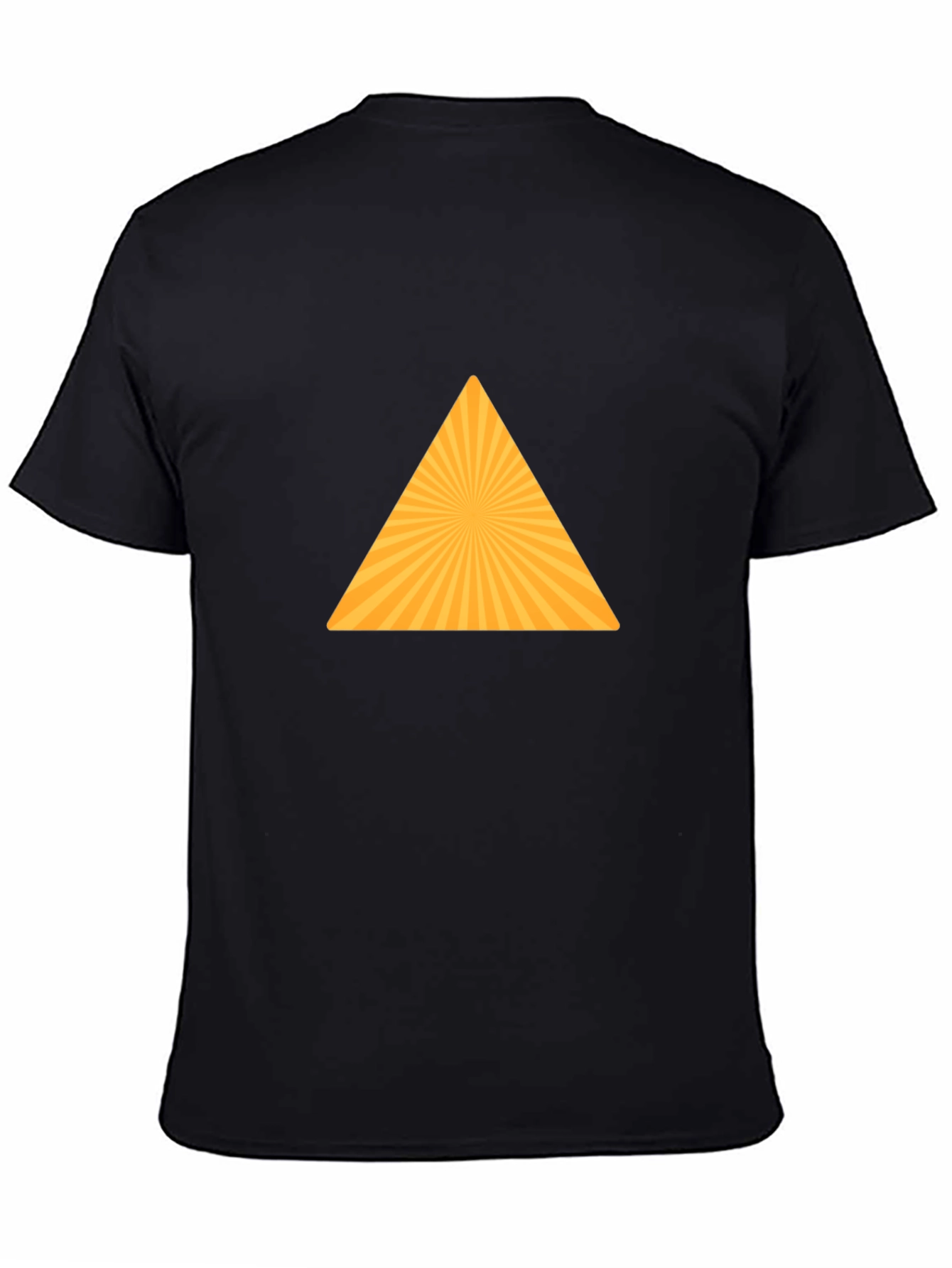Geometric Triangle Graphic Tee - Modern Style