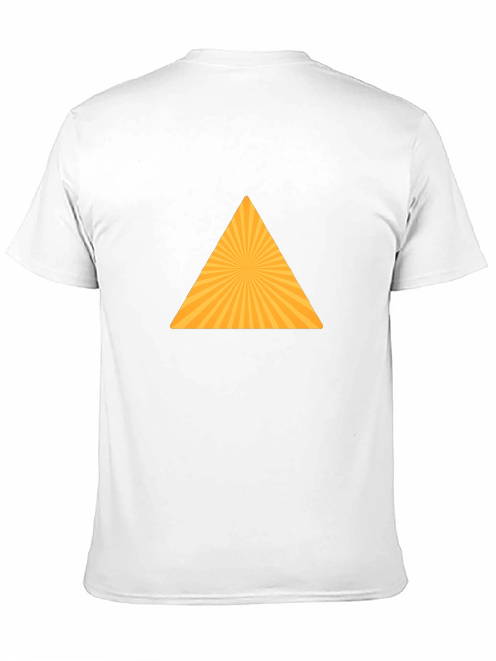 Geometric Triangle Graphic Tee - Modern Style