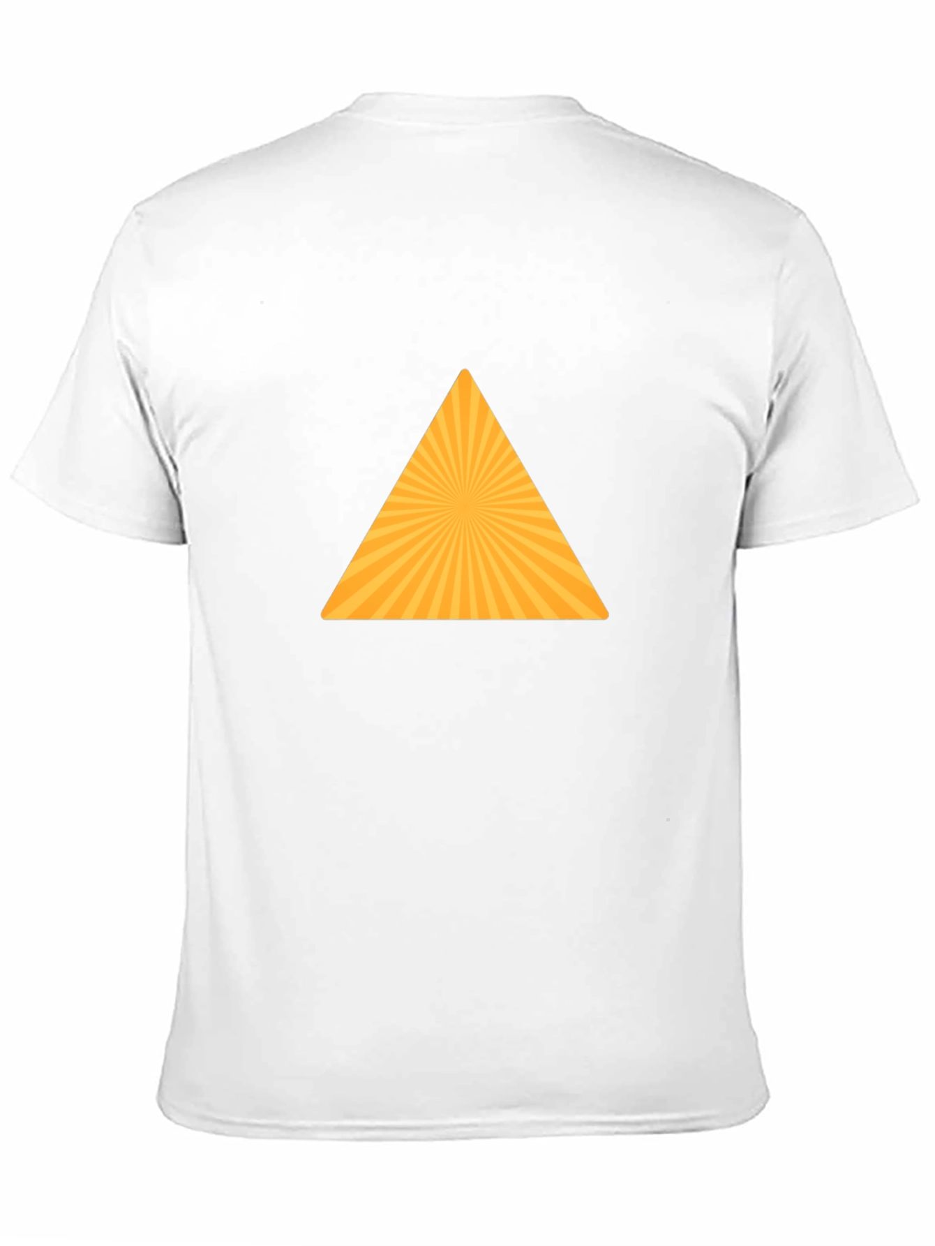 Geometric Triangle Graphic Tee - Modern Style