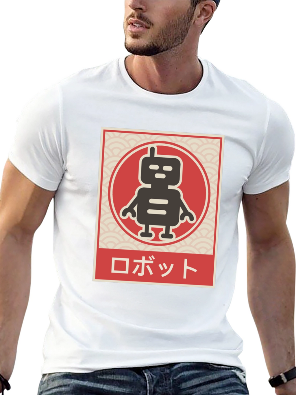 Retro Robot T-Shirt - Japanese Style