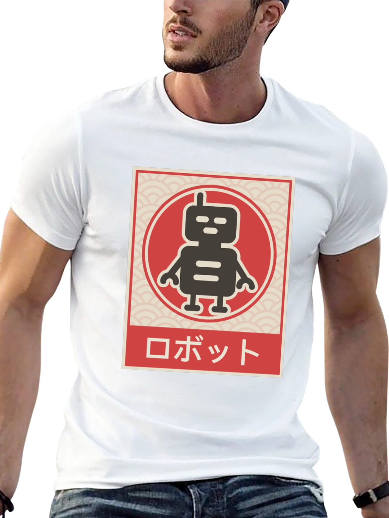 Retro Robot T-Shirt - Japanese Style