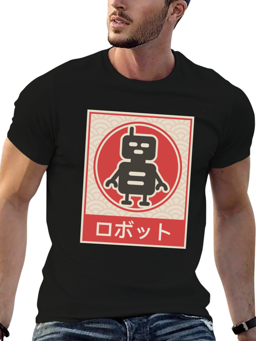 Retro Robot T-Shirt - Japanese Style