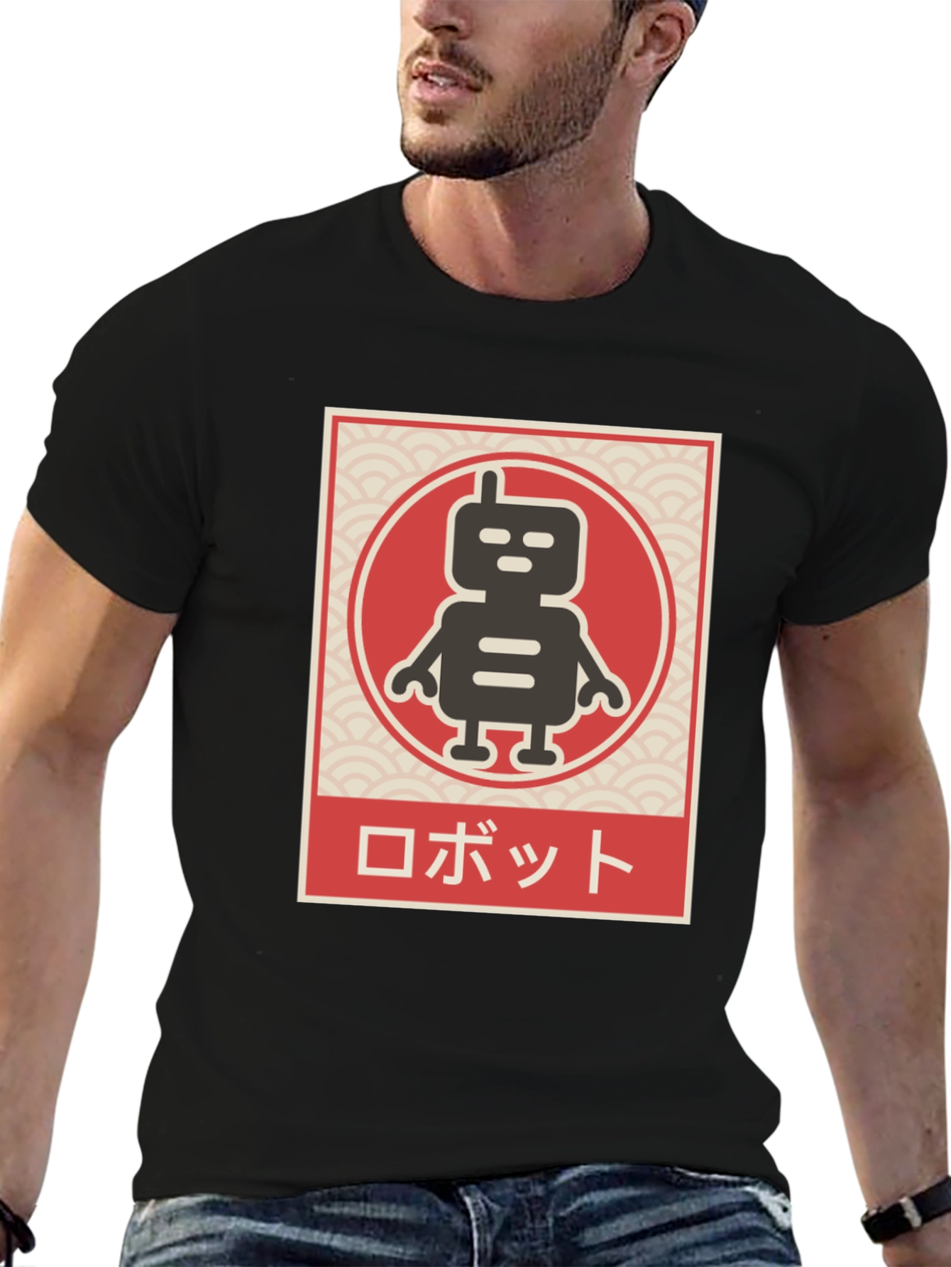 Retro Robot T-Shirt - Japanese Style