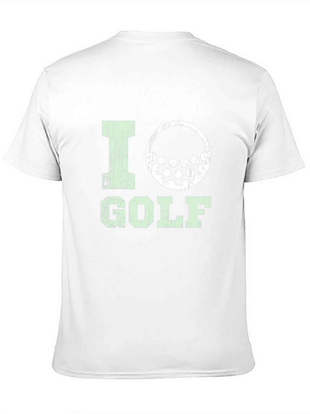 I Love Golf Graphic Tee - Black Cotton