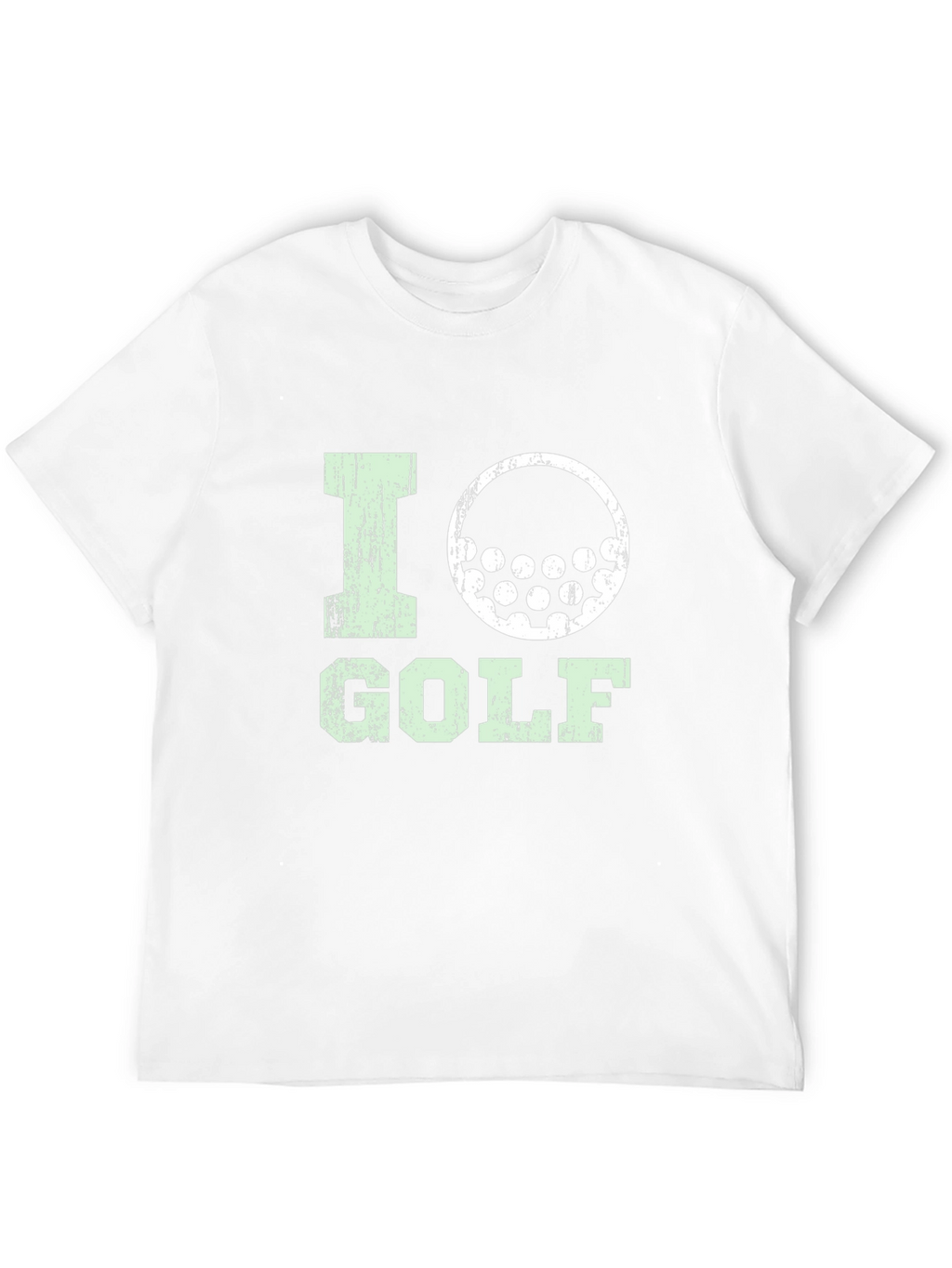 I Love Golf Graphic Tee - Black Cotton