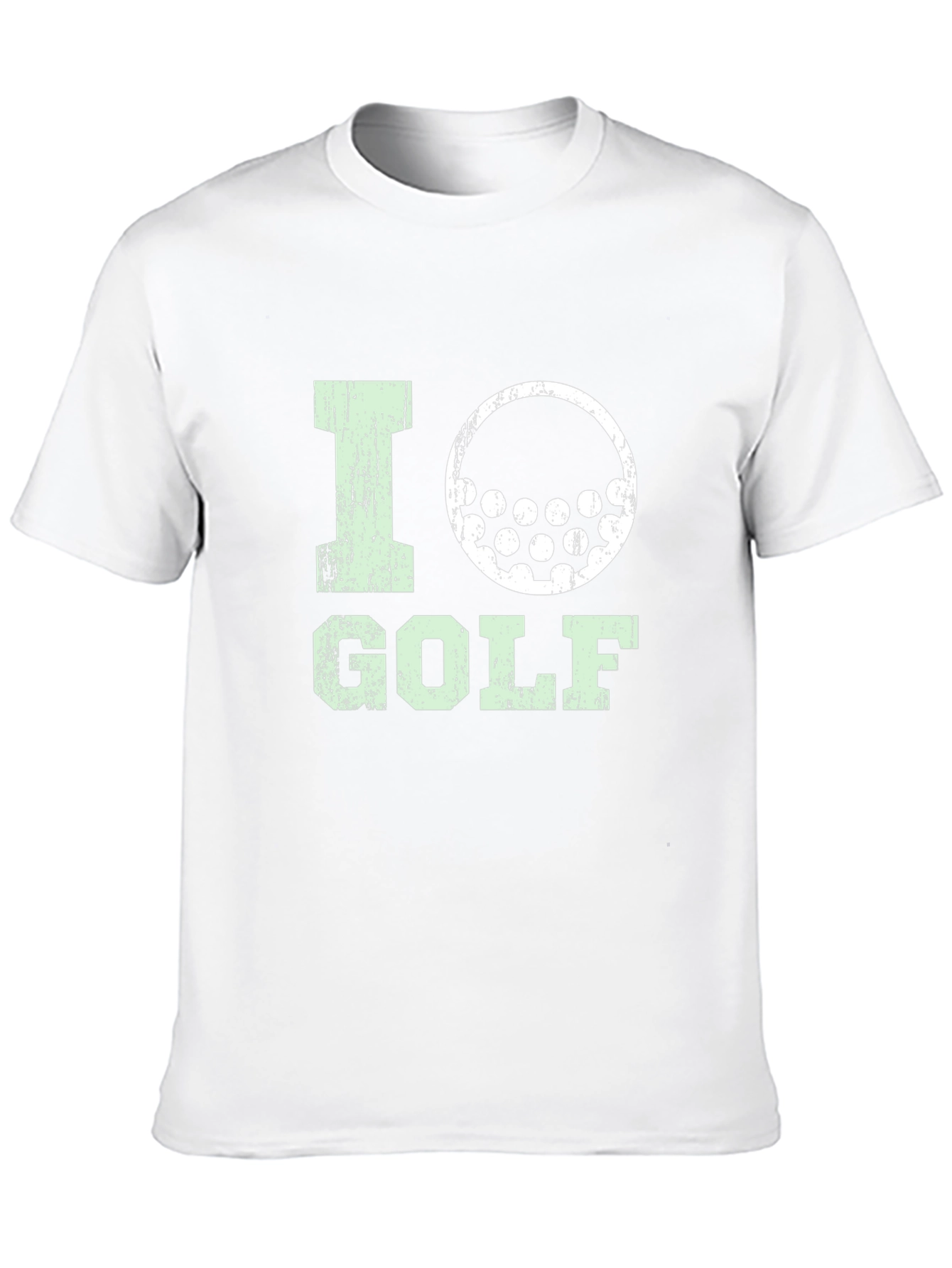 I Love Golf Graphic Tee - Black Cotton