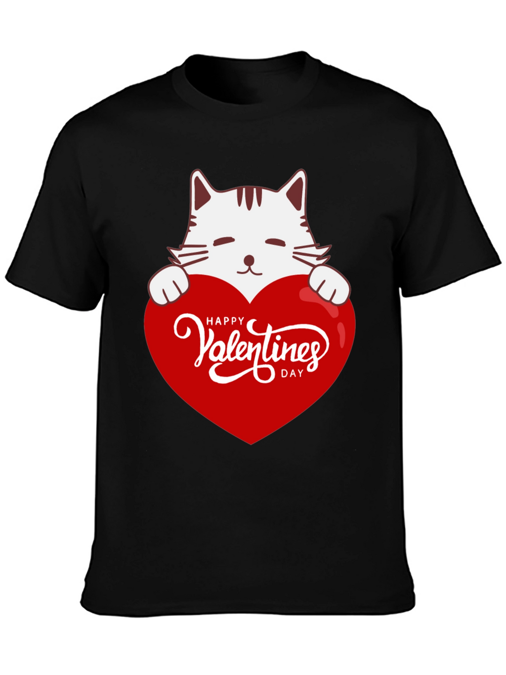 Valentines Day Cat T-Shirt
