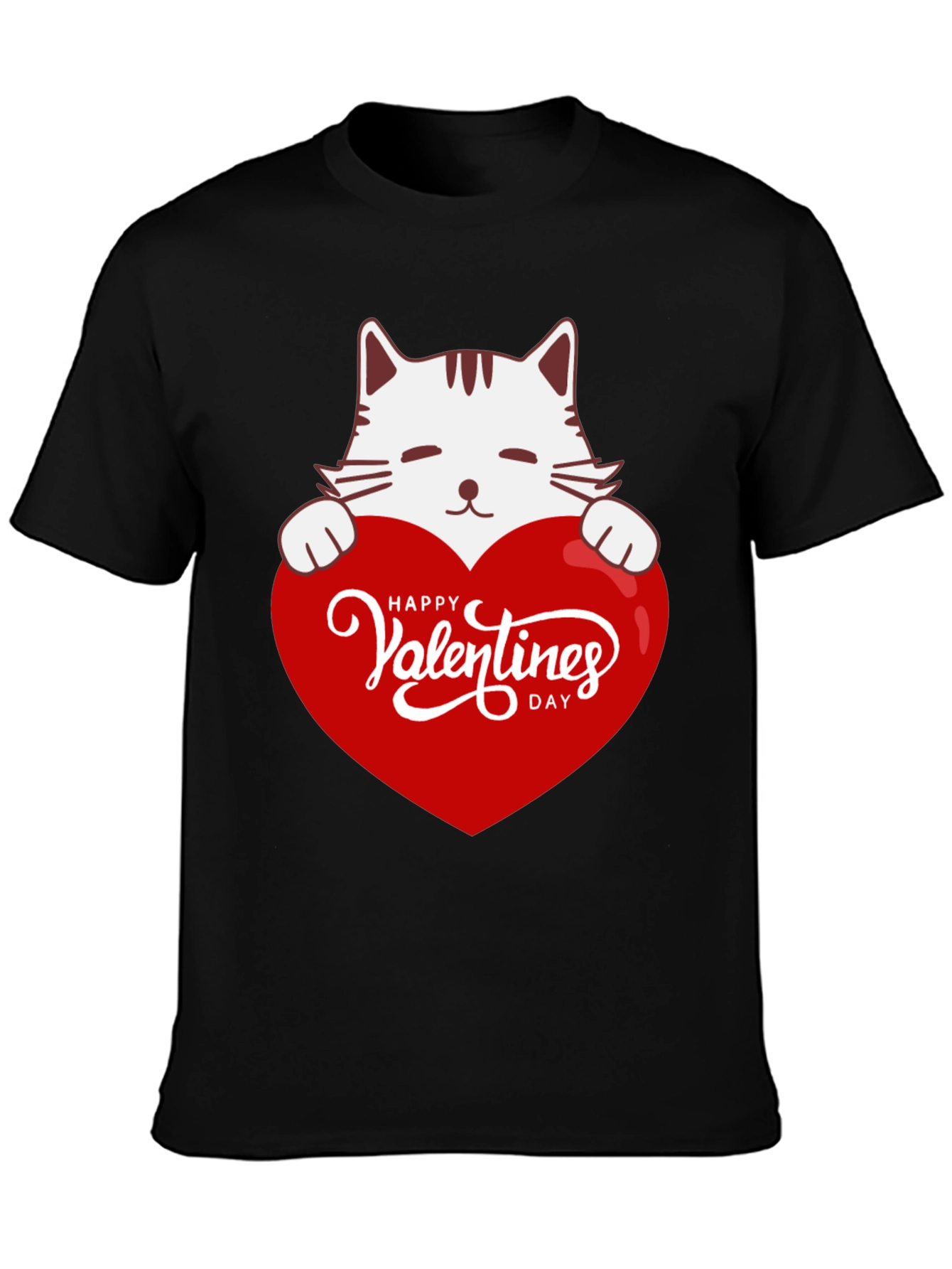 Valentines Day Cat T-Shirt