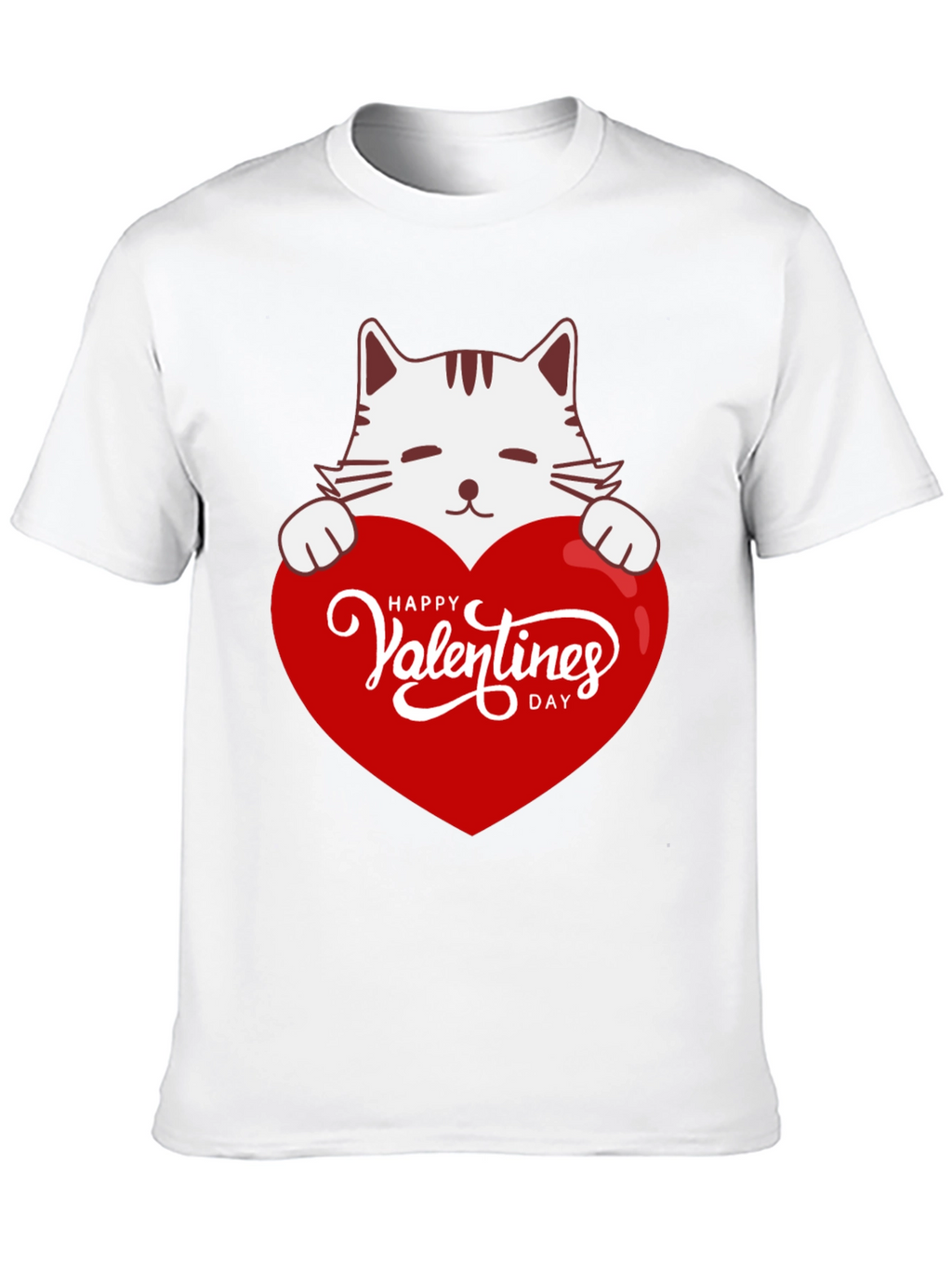 Valentines Day Cat T-Shirt
