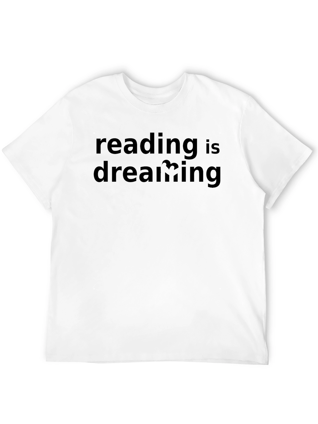 Reading is Dreaming Black T-Shirt