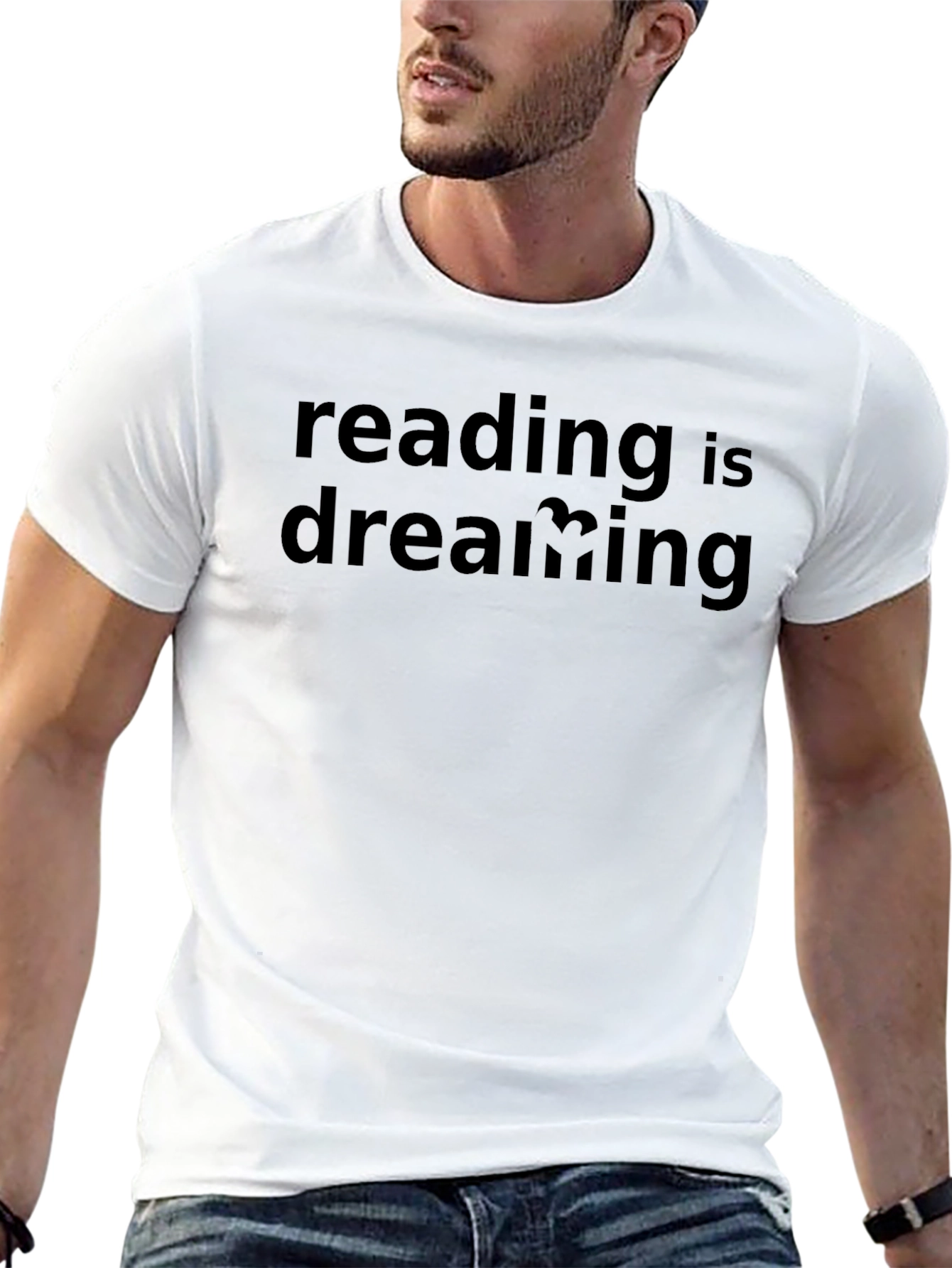 Reading is Dreaming Black T-Shirt