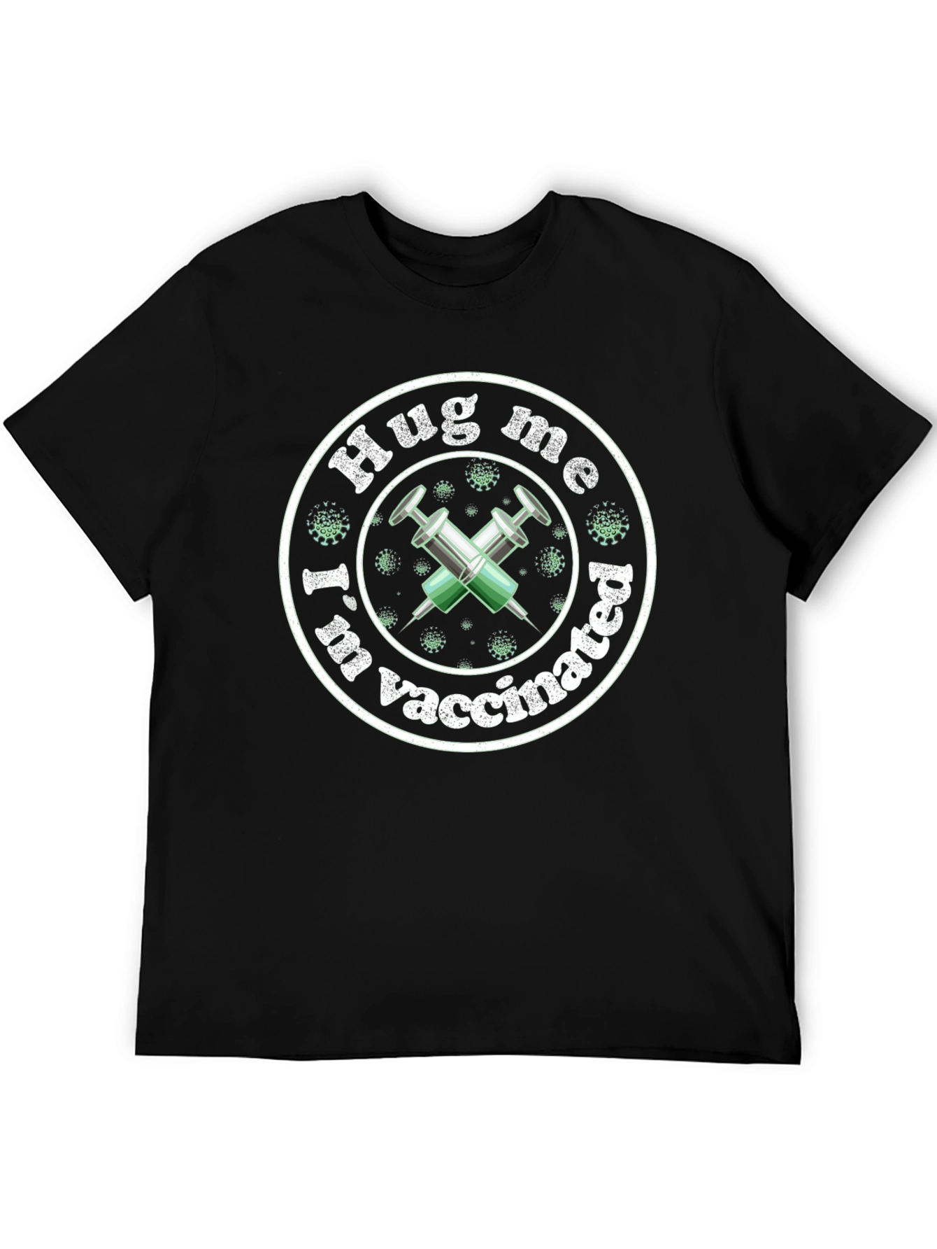 Hug Me Im Vaccinated T-Shirt Funny Vaccine Tee