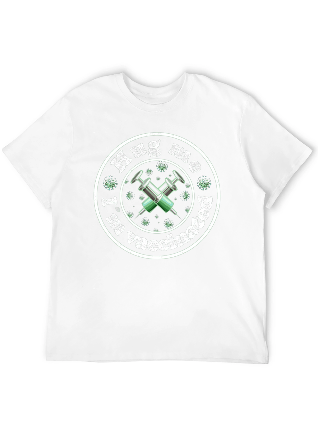 Hug Me Im Vaccinated T-Shirt Funny Vaccine Tee