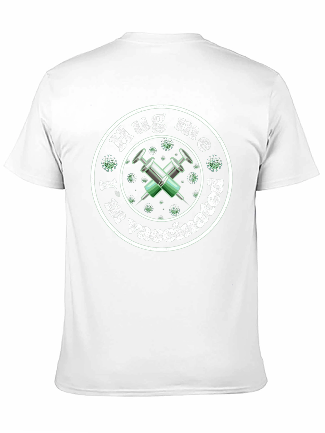 Hug Me Im Vaccinated T-Shirt Funny Vaccine Tee