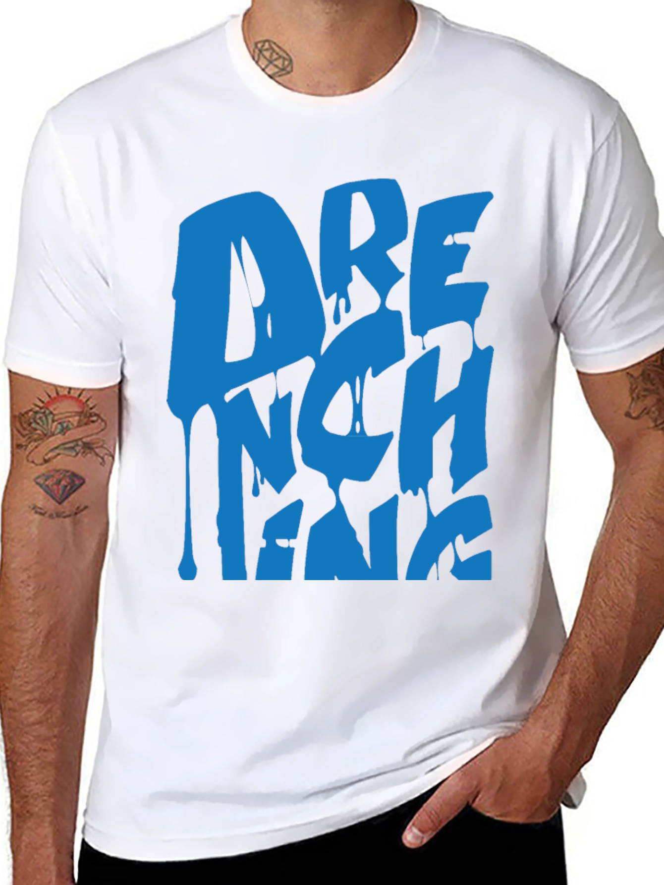 DRENCH Graphic Print T-Shirt - Bold Streetwear Style