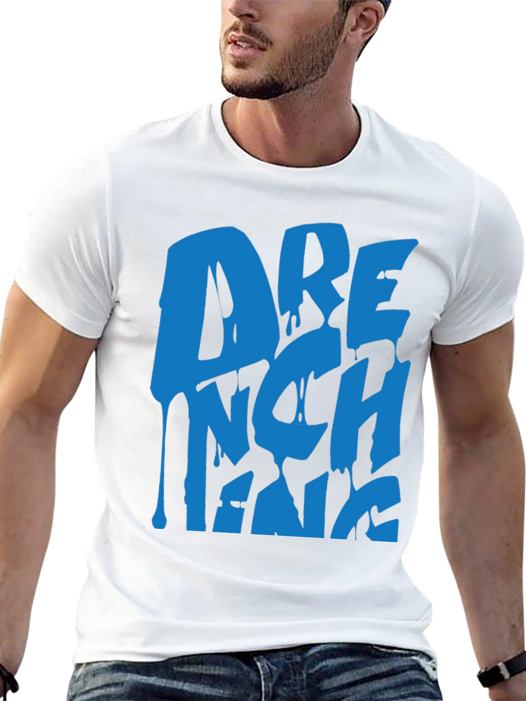 DRENCH Graphic Print T-Shirt - Bold Streetwear Style