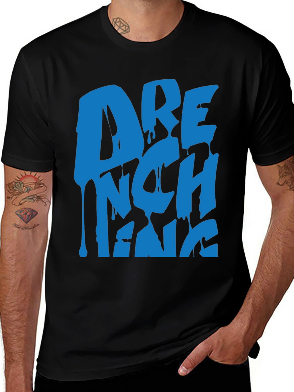 DRENCH Graphic Print T-Shirt - Bold Streetwear Style